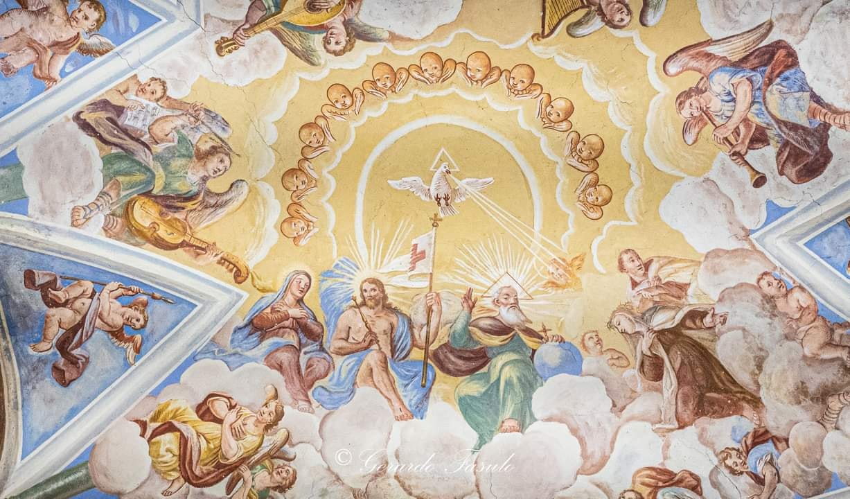 Affresco Convento S. Maria del Carmine, interno