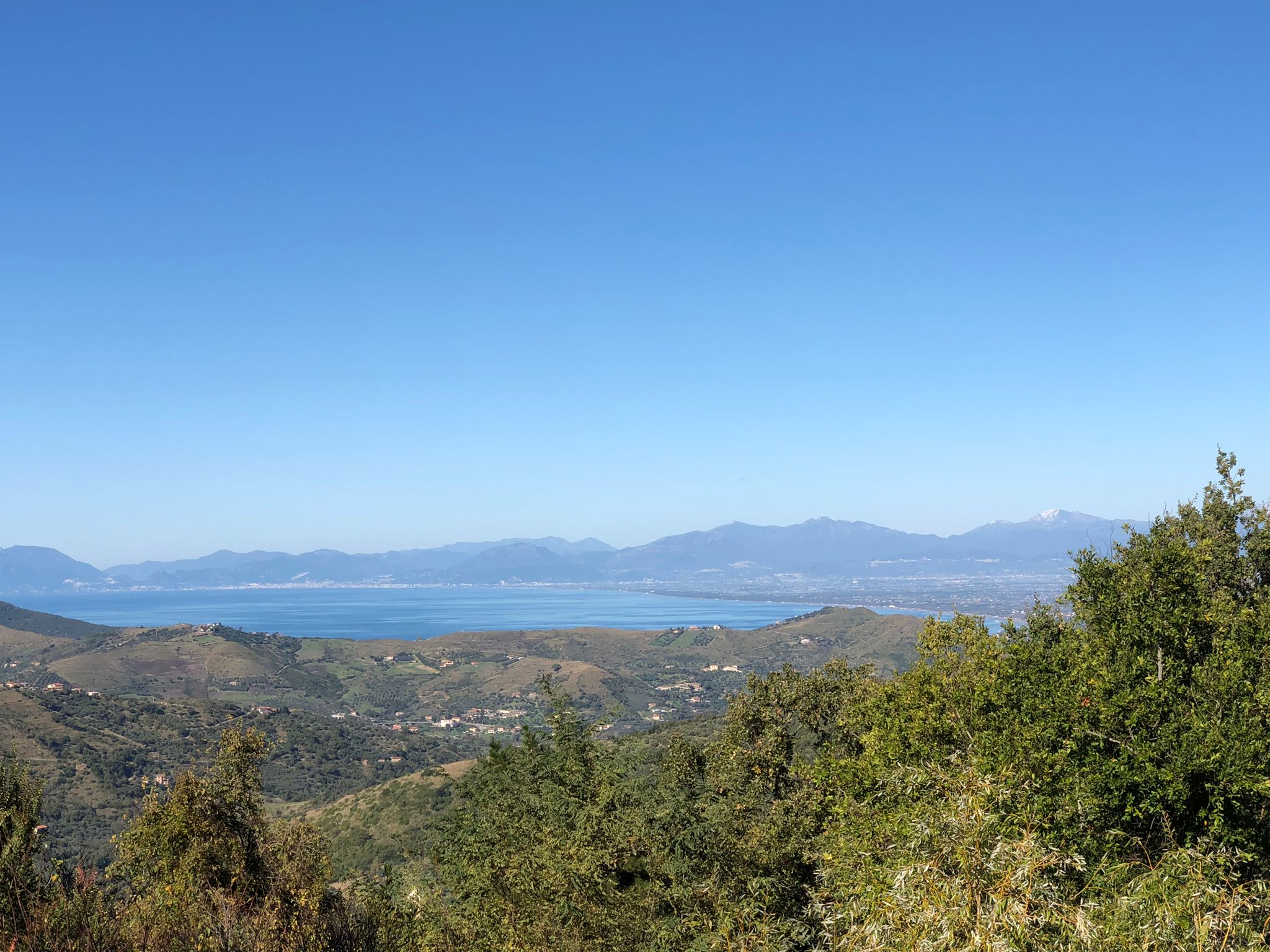 Piazza Europa, vista golfo